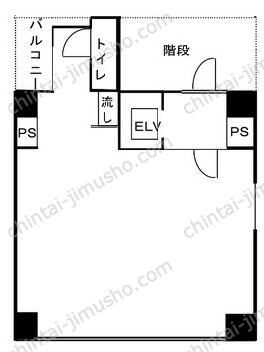 虎ノ門浜崎ビル6Fの間取図