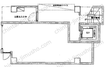 （仮称）小石川1丁目新築貸店舗1Fの間取図