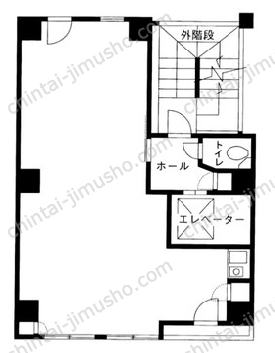 第2こまビル3Fの間取図