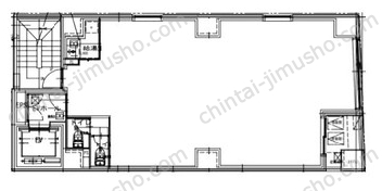 プラザ銀座新富ビル4Fの間取図