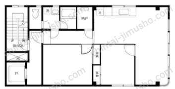 GSS白山ビル3Fの間取図