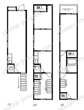 （仮称）白楽貸店舗一棟貸の間取図