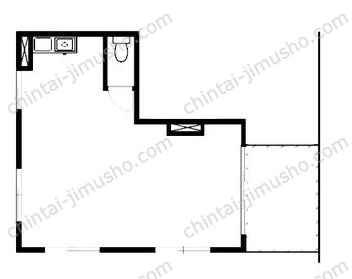 内田ビル1Fの間取図