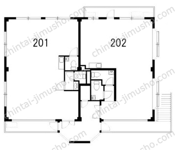 パークヒル槌屋2Fの間取図