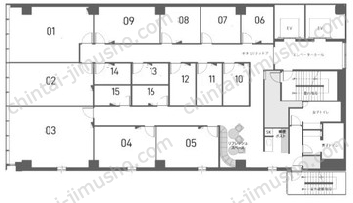 H1O西新宿3Fの間取図