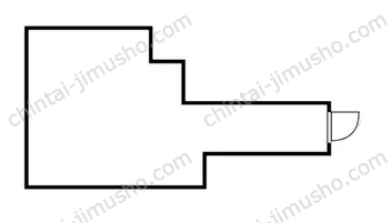 岩崎ビル1Fの間取図