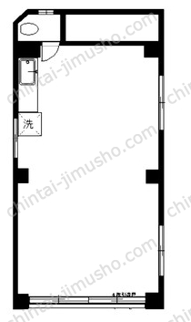 寺田ビル1Fの間取図