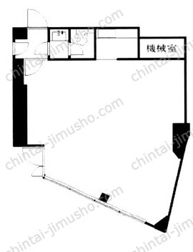 タキカワビル1Fの間取図