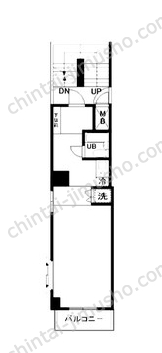 ベルハウス元町3Fの間取図