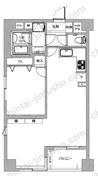 ヴィンテージ文京千石5Fの間取図