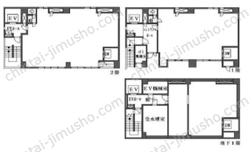 第1石田ビル一括貸の間取図