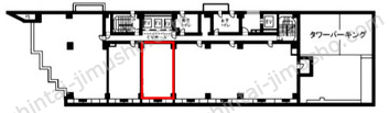 横浜相生町ビル3Fの間取図