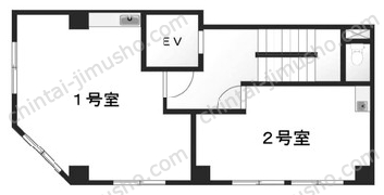 東京フジビル4Fの間取図