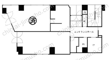 神保町1丁目ビル1Fの間取図