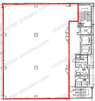 松岡銀七ビル8Fの間取図