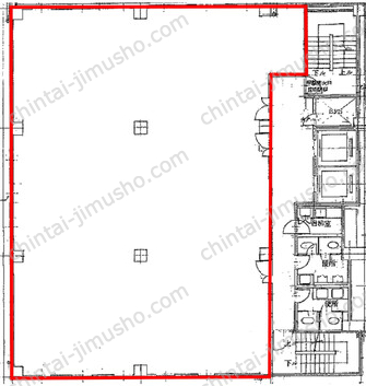 松岡銀七ビル9Fの間取図