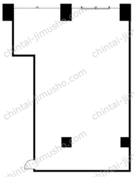 フロンティアビルⅡ1Fの間取図