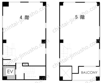 ランディータマチ一括貸の間取図