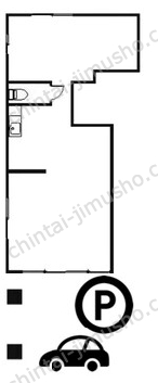 本町一丁目店舗事務所1Fの間取図