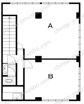 松川ビル2Fの間取図