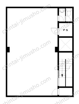 マルウチビルB1Fの間取図