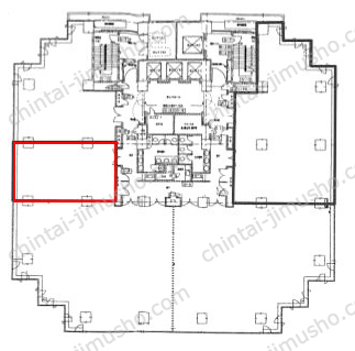 勝どきサンスクエア5Fの間取図