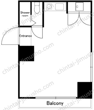 ストーク伊勢佐木六番館3Fの間取図