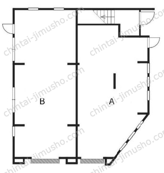 メゾンメール1Fの間取図