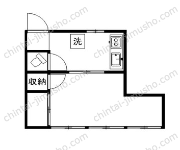 （仮称）東日暮里1丁目貸事務所4Fの間取図