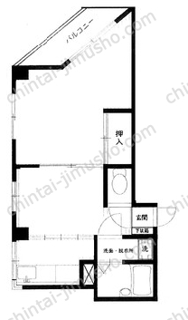 双葉ビル3Fの間取図