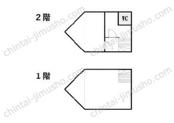 上新城二丁目（MAX3 TWO B)一括貸の間取図