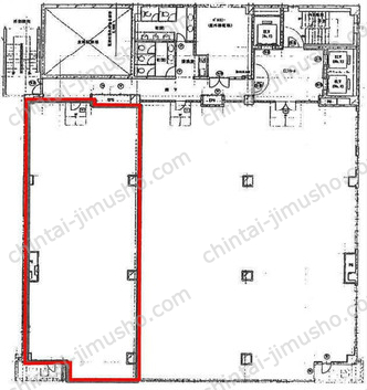 新横浜214ビル2Fの間取図