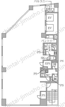 CIRCLES日本橋浜町4Fの間取図