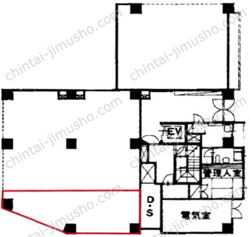 サーラ白金1Fの間取図