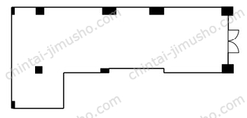 元町TKビル1Fの間取図