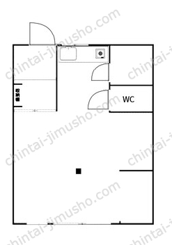 四谷御苑マンション9Fの間取図