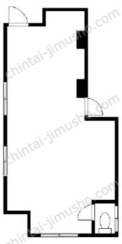 サンリバー北町1Fの間取図