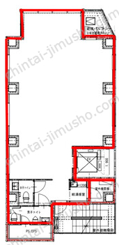 ACN秋葉原SQUARE2Fの間取図