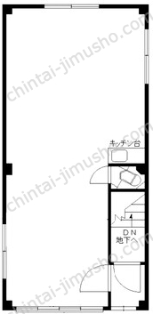 パレス中村Ⅱ1Fの間取図