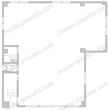 堀口ビル1Fの間取図