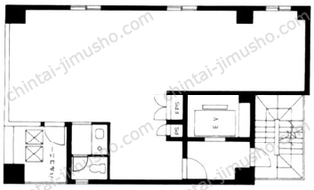 越後屋ビル4Fの間取図