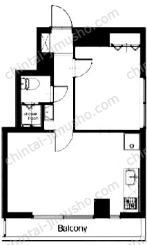 メゾン東麻布2Fの間取図