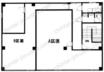 天池ビル4Fの間取図