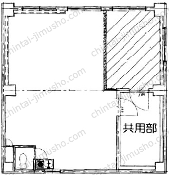 ジャムメディアビル2Fの間取図