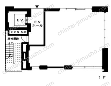 ESCALIER神楽坂1Fの間取図