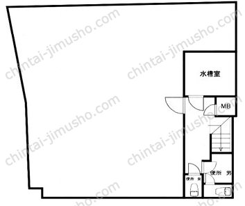 栗田ビルB1Fの間取図