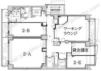 The glow Mita（ザ・グロウ三田）2Fの間取図