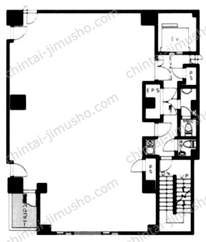 新橋赤レンガ通りビル8Fの間取図