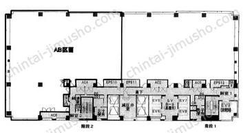 晴海アイランドトリトンスクエアオフィスタワーW14Fの間取図