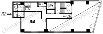 日本橋MMIビル4Fの間取図